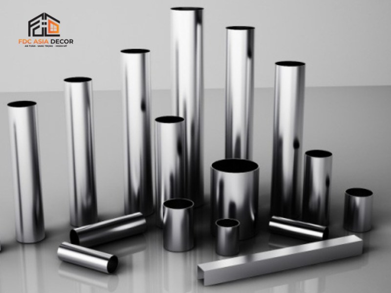 Ống inox trang trí 304 là gì? Ưu điểm và ứng dụng trong nội thất hiện đại