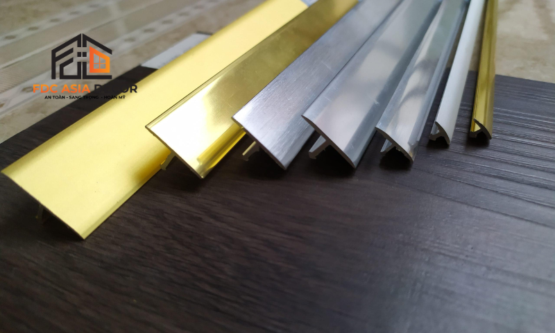 So sánh các loại vật liệu nẹp chữ T khác nhau: Loại nào phù hợp với công trình c