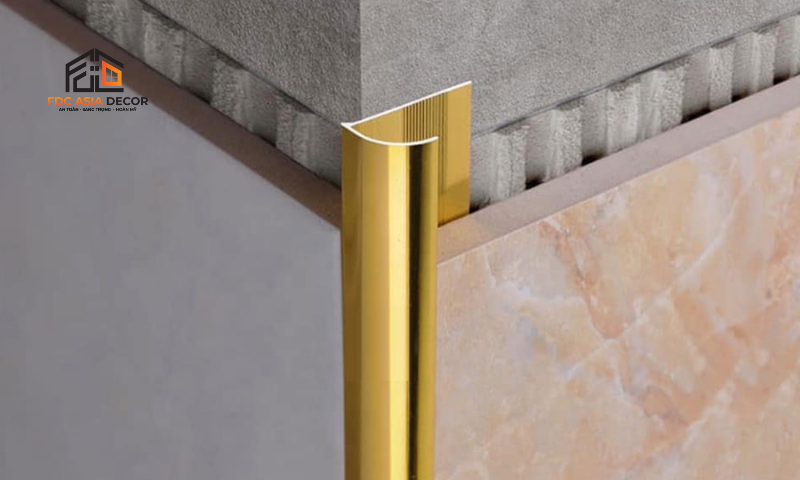 So sánh các loại nẹp ốp gạch phổ biến hiện nay trên thị trường