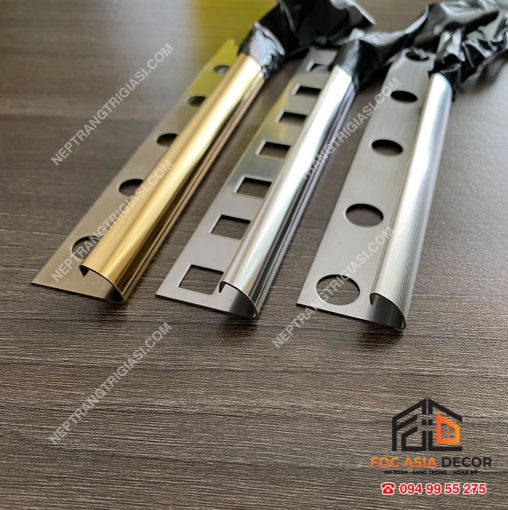 Nẹp Inox góc tròn YC - Nẹp bo góc chính hãng